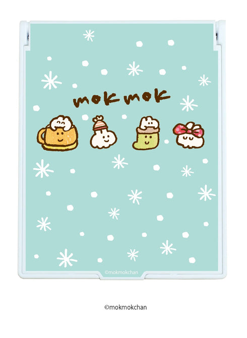 『もくもくちゃん』デカキャラミラー 02 / なでウサ 冬ver.